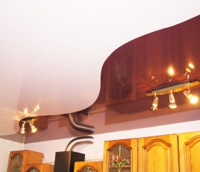 Криволинейная спайка потолков