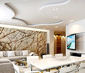 Двухуровневые натяжные потолки